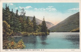 ECHO LAKE, FRANCONIA NOTCH, WHITE MTS., NH, Unused Postcard [16931] - White Mountains