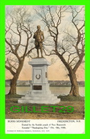 FREDERICTON, NEW BRUNSWICK - BURNS MONUMENT UNVEILED IN 1906 - PUB. BY McMURRAYS BOOKSTORE - WRITTEN - - Fredericton