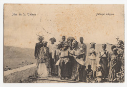 SANTIAGO - COSTUMES - Batuque Indigena    Carte Postale - Cape Verde