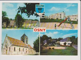 CPM - OSNY - Multivues - La Résidence Du Vauvarois - La Cité Emmaus - L'Eglise - La Mairie Et La Poste - Osny