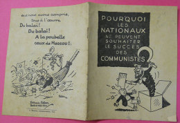 1937-1941 Brochure PSF Anti-communiste-Juif-Franc-Maçonnerie Desssins Pélan De LA ROCQUE Croix De Feu édit Mazeyrie Pari - 1901-1940