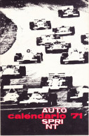 AUTOSPRINT - CALENDARIO CORSE '71 - Motores