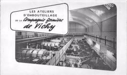 Vichy, Les Ateliers D´embouteillage De La Cie Fermière De Vichy Petit Dépliant Photographique - Other Plans