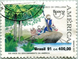 N° Yvert & Tellier 2039 - Timbre Du Brésil (1991) - U (Oblitéré) - Accostage De Francisco De Orellana - Used Stamps