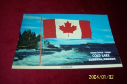 M 355 ° CANADA   AVEC PHILATELIE  ° GREETINGS FROM COLD LAKE  ALBERTA CANADA - Cartes Modernes
