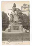 CPA 75 PARIS MONUMENT DE VICTOR HUGO - Statues