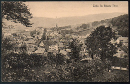 1747 - Ohne Porto - Alte Ansichtskarte - Zella St. Blasil - Zella Mehlis - Gel 1918 - Zella-Mehlis