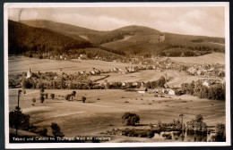 1756 - Ohne Porto - Alte Foto Ansichtskarte - Tabarz Und Cabarz Inselberg Gel 1938 - Tabarz