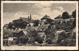 1760 - Ohne Porto - Alte Ansichtskarte - Nordhausen Wallanlagen Dom - Gel 1937 TOP Berner - Nordhausen