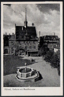 1767 - Ohne Porto - Alte Ansichtskarte - Pößneck Pössneck Rathaus Brunnen - Gel 1942 Kohl Otte - Pössneck