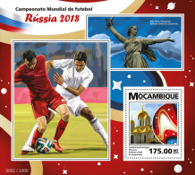 MOZAMBIQUE 2015 ** World Football Championship Of Russia Fußball WM S/S - OFFICIAL ISSUE - A1610 - 2018 – Rusia