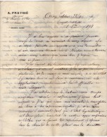 VP3524 - Lettre De Mr A. FRAYSSE Agent Spécial Des Manufacture De L´Etat à BUENOS AIRES & PARIS Concernant  Tabac - Dokumente