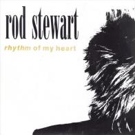SP 45 RPM (7")  Rod Stewart  "  Rhythm Of My Heart  " - Rock