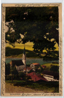 Schliersee - Blick Zur Kirche Und Auf Den Ort - Color - 1925 - Schliersee