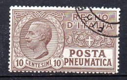 1913 - Regno P. Pneumatica N 1 Timbrato Used - Correo Neumático