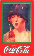 BELGIUM 3 U COCA COLA LOGO WOMAN WITH BOTTLE  PIN MINT EARLY CARD !! READ DESCRIPTION !! - Zonder Chip