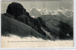 Gündlischwand - Schynige Platte, Gummihorn Mit Eiger, Mönch Und Jungfrau - Gündlischwand