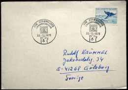 Greenland  1976  Hafnia 76 Commemorative Postmark Used To Cancel Mail Collected At The Exhibition Sdr.strøm ( Lot 6090 ) - Briefe U. Dokumente