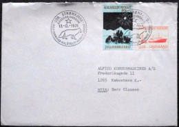Greenland  1978  Letter To Denmark .  Chrismas Postmark   17-12-1976 Sdr.Strømfjord    ( Lot 6091 ) - Cartas & Documentos