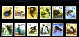 NEW ZEALAND - 1988-93  BIRDS DEFINITIVES  SET MINT NH - Unused Stamps