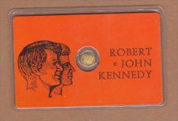 AC - ROBERT E JOHN KENNEDY GOLD PLATED - Royal/Of Nobility