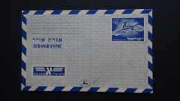 Israel - 1955 - 110p Airmail Letter* - Postal Stationery - Look Scans - Briefe U. Dokumente