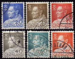 GRÖNLAND 1963 - MiNr: 52-57 Komplett  Used - Usati