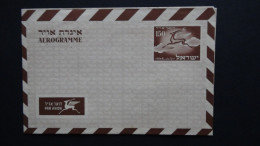 Israel - 1955 - 150p Airmail Letter* - Postal Stationery - Look Scans - Briefe U. Dokumente
