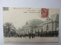 NICE - La Gare P.L.M. - Transport Ferroviaire - Gare