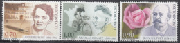 LUXEMBOURG- 2010- Personalities-Nicolas Frantz, Jean Soupert, Ann Beffort- 3V MNH Set - Ungebraucht