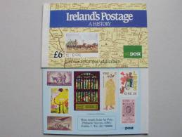 Irland 718/9 MH 14 Booklet 14 ** MNH, 150 Jahre Briefmarken - Cuadernillos