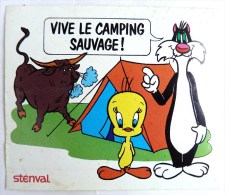 AUTOCOLLANT TITI & SYLVESTRE STENVAL 19 1975 - Stickers