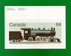 CANADA  1984 , Locomotive - Maximum Card - First Day Maynooth 17 XI 1984 - 2 Scan - Maximumkaarten