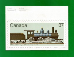 CANADA  1984 , Locomotive - Maximum Card - First Day Maynooth 17 XI 1984 - 2 Scan - Cartoline Maximum