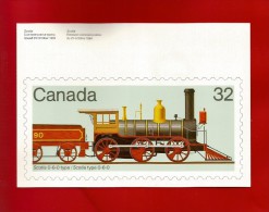 CANADA  1984 , Locomotive - Maximum Card - First Day Maynooth 17 XI 1984 - 2 Scan - Cartoline Maximum