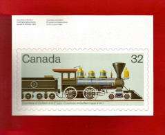 CANADA  1984 , Locomotive - Maximum Card - First Day Maynooth 17 XI 1984 - 2 Scan - Tarjetas – Máxima