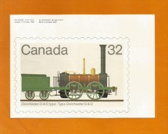 CANADA  1983 , Locomotive - Maximum Card - First Day 17 XI 1983 - 2 Scan - Maximumkarten (MC)