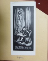 Dr Gaspar ANDOR - HONGRIE - Ex-libris Le Tableau - Bookplates