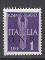 Z6370 - ITALIA RSI AEREA SASSONE N°121 * - Airmail