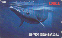 Télécarte Japon / 110-195584 - ANIMAL - BALEINE - WHALE Japan Phonecard - WAL Telefonkarte - BALLENA - 333 - Dolfijnen