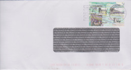 LUXEMBOURG, Vallee De La Moselle, Chateaux, Adhésif, Sur Lettre 2016 - Lettres & Documents