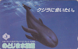 Télécarte Japon - ANIMAL - BALEINE - WHALE Japan Phonecard - WAL Telefonkarte - BALLENA - 337 - Delfines