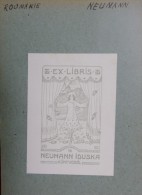 Ex-libris ROUMANIE - Iduska NAUMANN - Exlibris