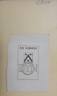 Ex-libris Héraldique - ODYN - Ex-libris