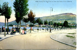 N°48580 -cpa Vevey -le Quai De La Tour De Peilz Et Le Pélerin- - La Tour-de-Peilz