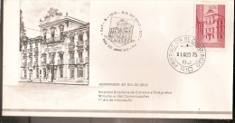 Brazil &  FDC Stamp Day, Ministry Of Telecommunications, Rio De Janeiro 1975 (1158) - FDC