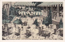 Summer Garden Castleholm Restaurant New York City New York - Bars, Hotels & Restaurants