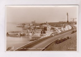 CPA PHOTO  PLYMOUTH, BATHING LIDO AND FORESHORE - Plymouth