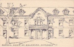 Masonic Home Of Delaware Main Entrance Wilmington Delaware - Wilmington