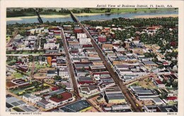 Aerial View Of Business Disness District Fort Smith Arkansas - Fort Smith